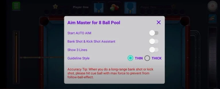 Download the Premium Unlocked Aim Master for 8 Ball Pool Mod APK to Sharpen Your Pro Skills!