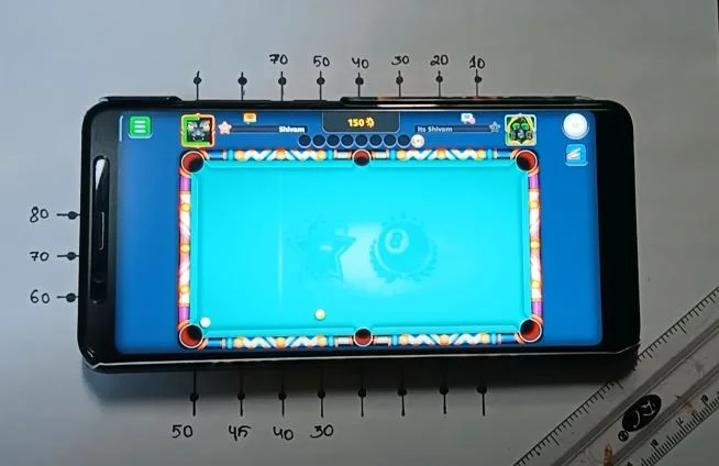 8 Ball Pool Bank Shot Calculator 